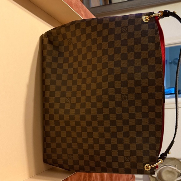 Never worn Louis Vuitton Checkered Brown Hobo - Picture 1 of 3